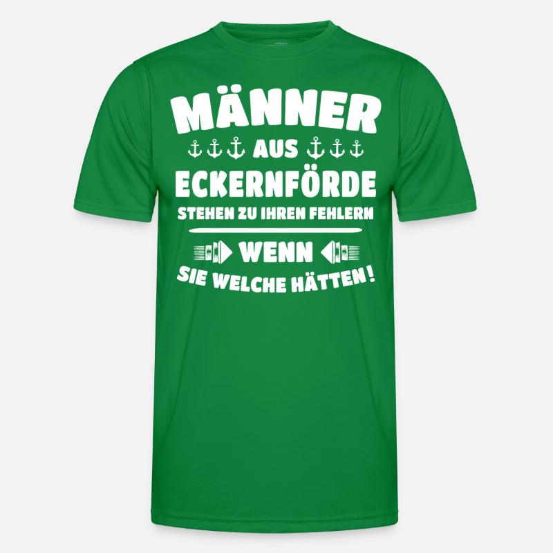 Eckernförde Sprüche Männer Funktions-T-Shirt
