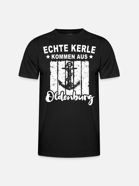 Oldenburg Oldenburger - Männer Funktions-T-Shirt - Schwarz