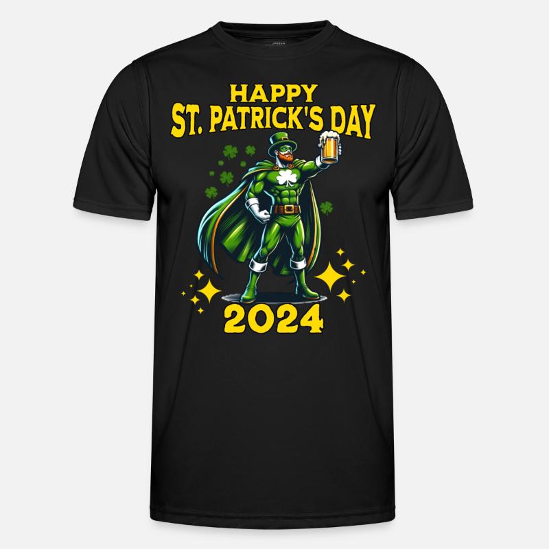 St Patricks Day 2024 Männer Funktions-T-Shirt