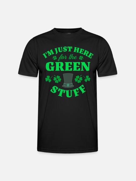 Fête de la Saint-Patrick - T-shirt sport Homme - noir