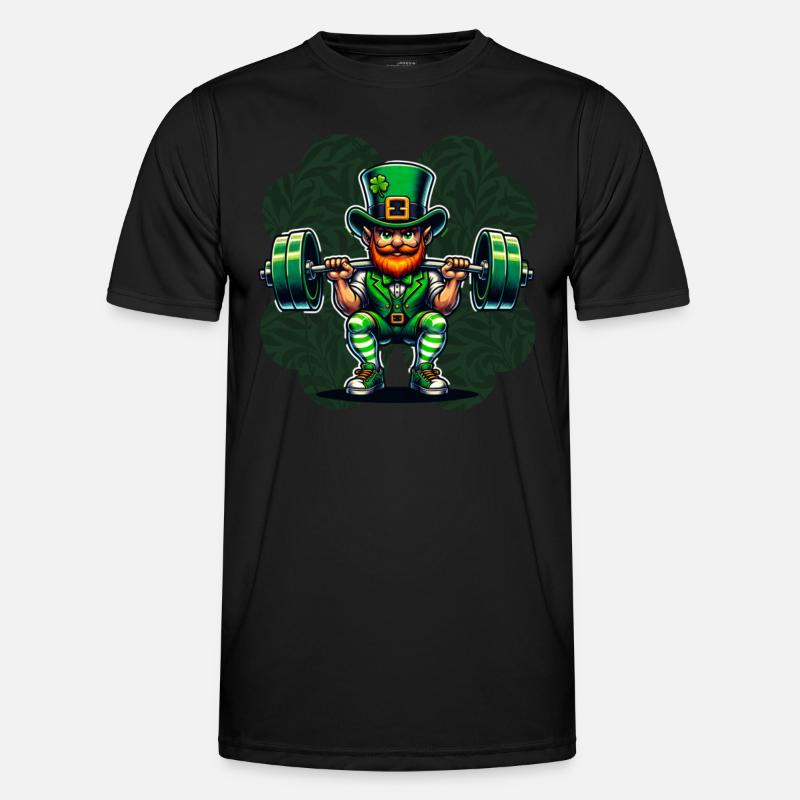 St. Patricks Day Gym Männer Funktions-T-Shirt