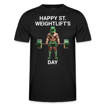 Gymnase de la Saint-Patrick - T-shirt sport Homme - noir - Devant - AI Model Male 178 dark (178cm)