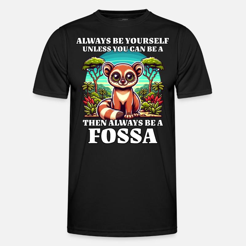 Fossa Sayings - Men's Functional T-Shirt - black