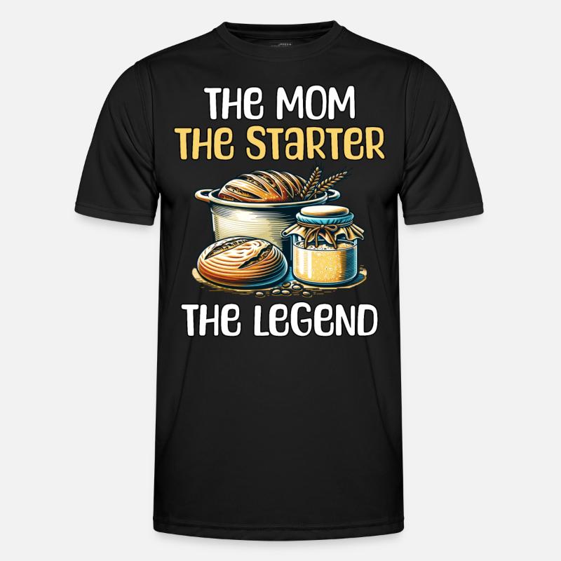 Sourdough Starter - Men's Functional T-Shirt - black