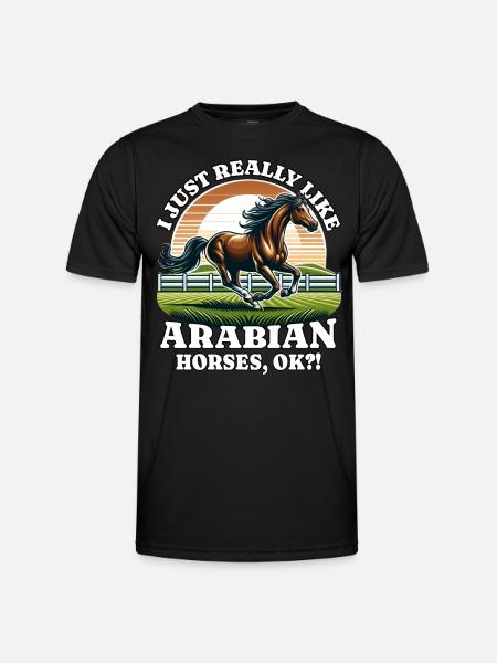 Arabian Horse - Men's Functional T-Shirt - black