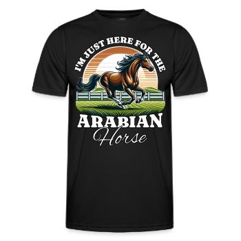 Arabian Horse Rider - Men's Functional T-Shirt - black - Front - AI Model Male 178 dark (178cm)