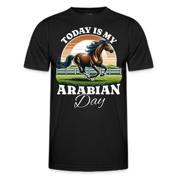 Arabe - T-shirt sport Homme - noir - Devant - AI Model Male 178 dark (178cm)