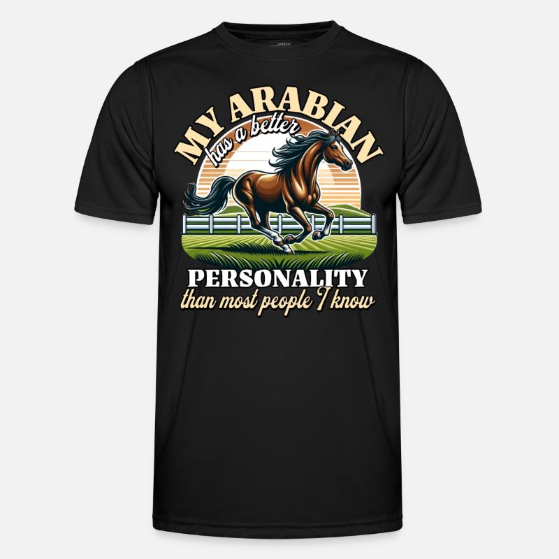 Cavalier arabe T-shirt sport Homme