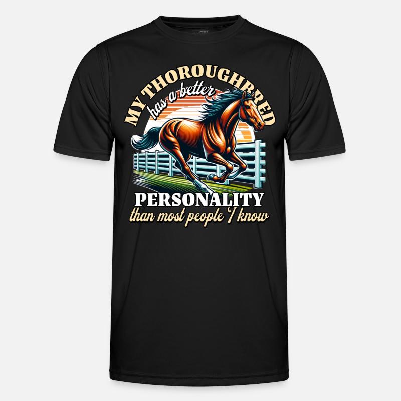 Thoroughbred Equestrian Men's Functional T-Shirt