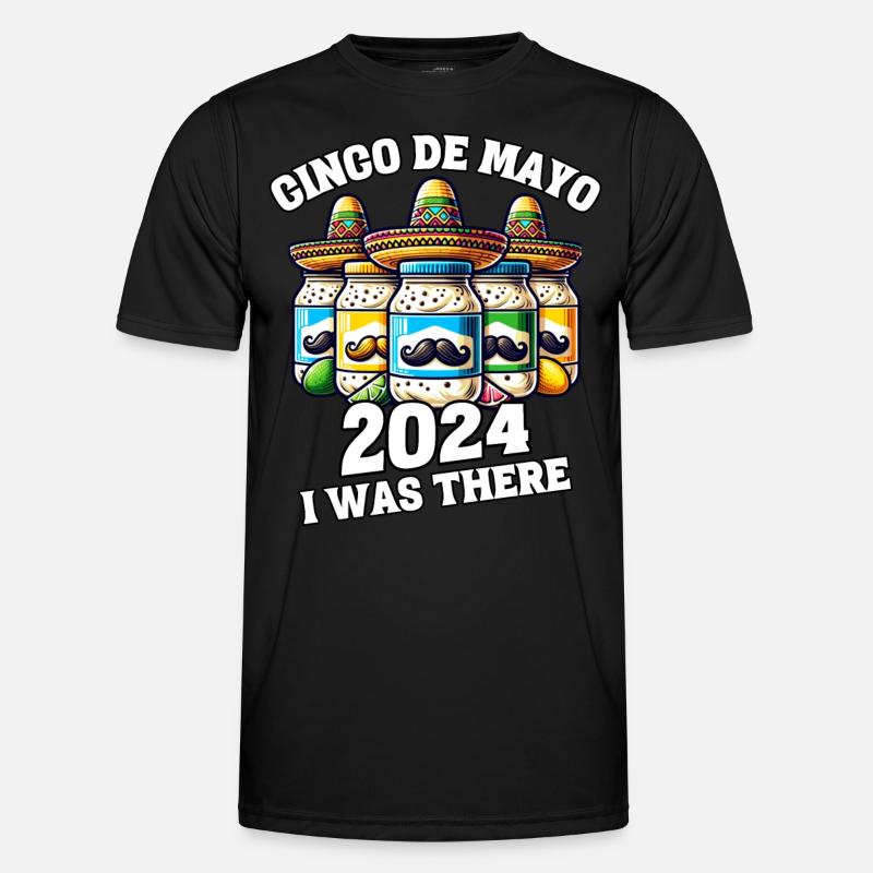 Cinco De Mayo 2024 Mayonnaise - Men's Functional T-Shirt - black