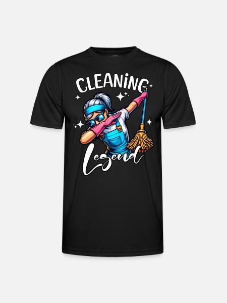 Cleaner Legend - Men's Functional T-Shirt - black