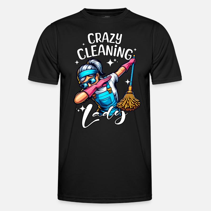 Cleaning lady cleaner Men's Functional T-Shirt