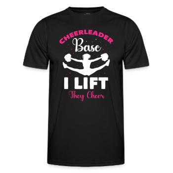 Cheerleader Cheerleading - Men's Functional T-Shirt - black - Front - AI Model Male 178 dark (178cm)