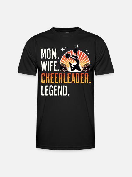 Cheerleader Cheerleading - Männer Funktions-T-Shirt - Schwarz