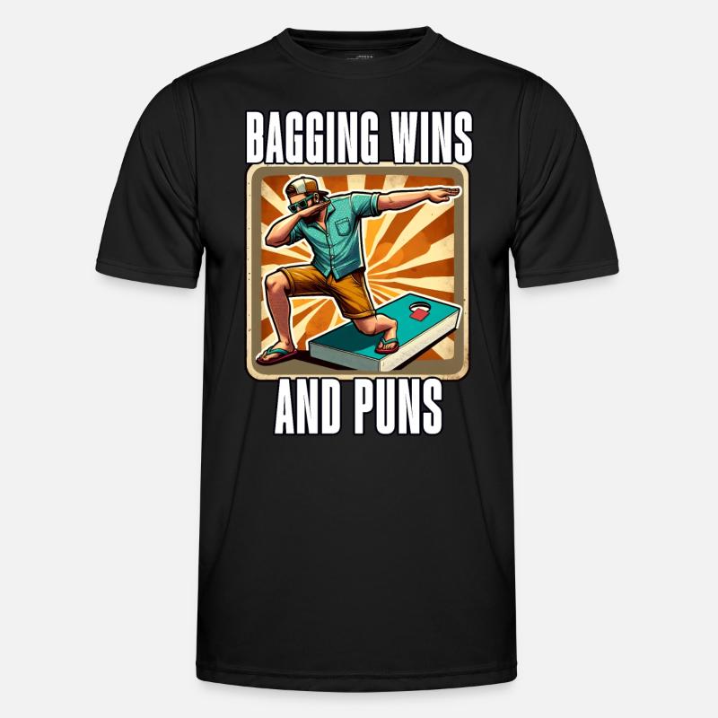 Pouf Cornhole T-shirt sport Homme