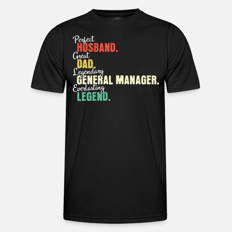 General Manager Dad Men's Functional T-Shirt