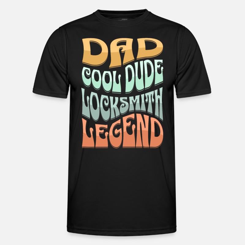 Dad Locksmith Men's Functional T-Shirt