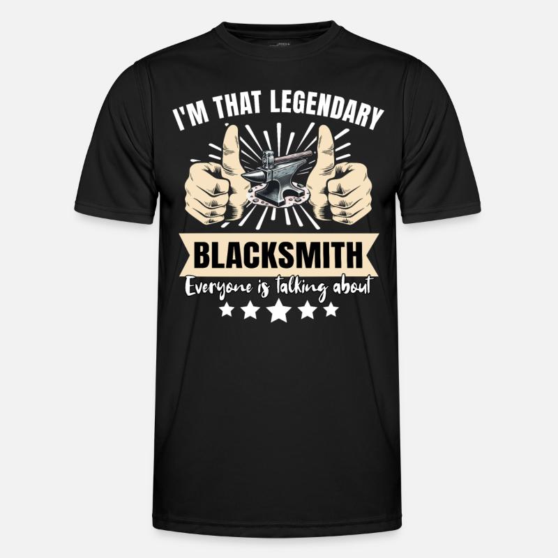 Legendary Blacksmith - Men's Functional T-Shirt - black