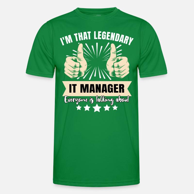 Legendärer IT Manager Männer Funktions-T-Shirt