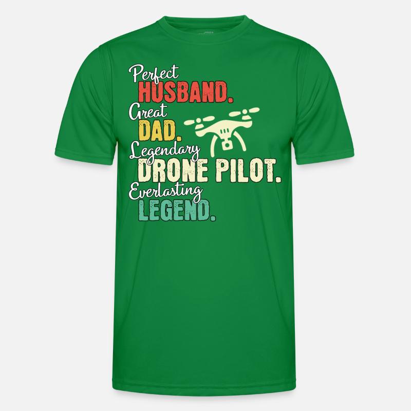 Drone Pilot Dad Men's Functional T-Shirt