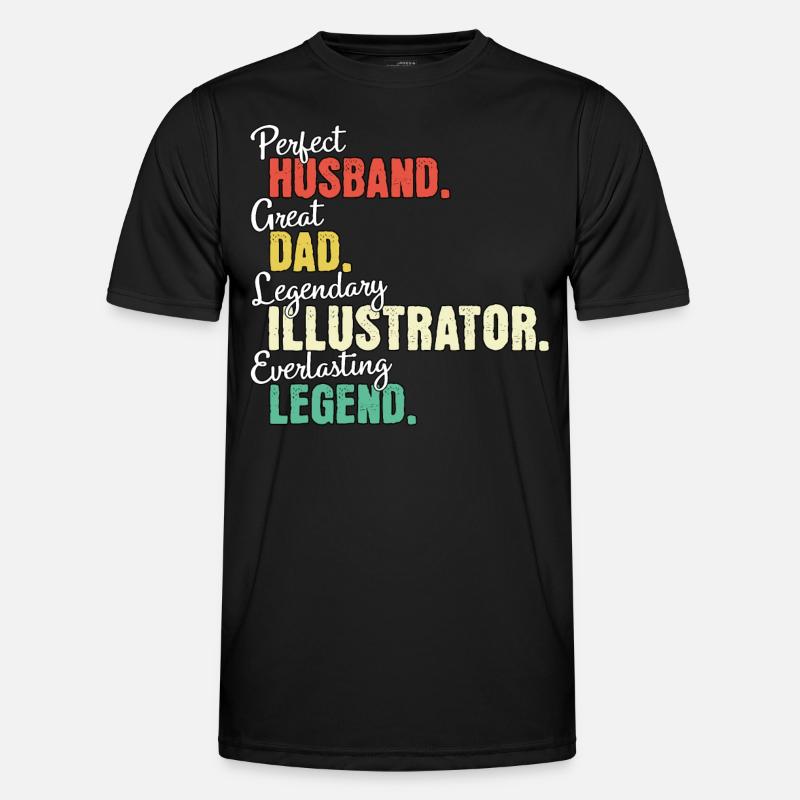 Illustrator Dad Men's Functional T-Shirt