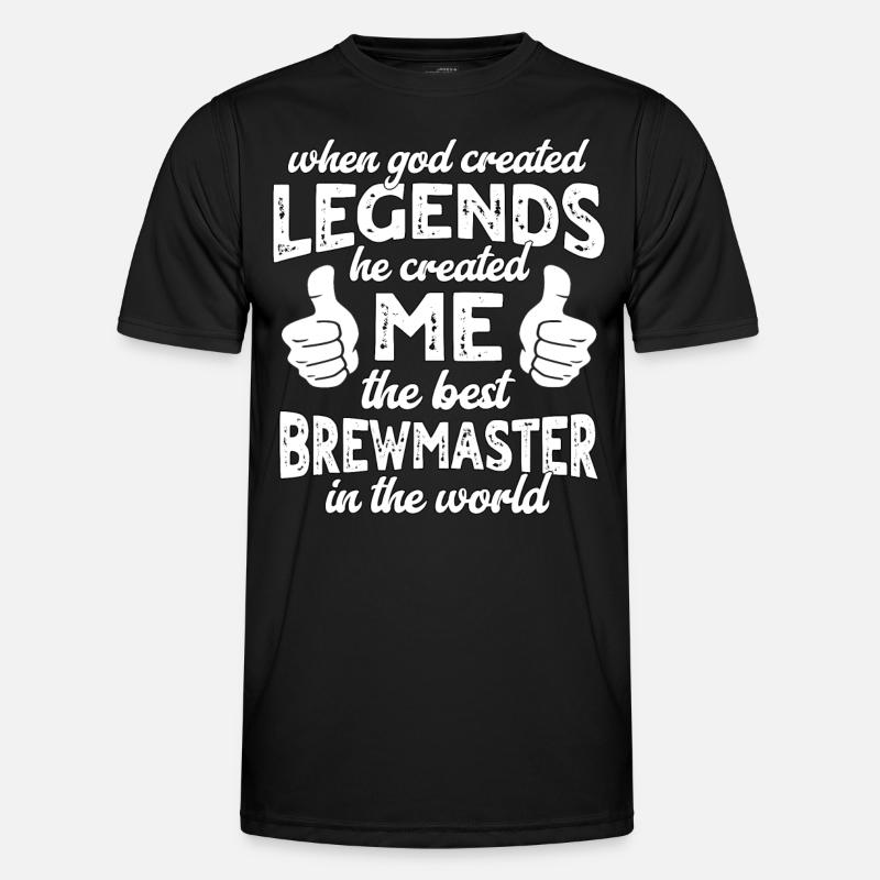 Best Brewmaster Legend - Men's Functional T-Shirt - black