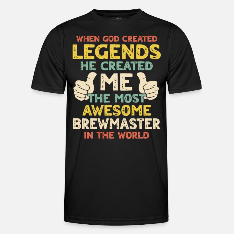 Brewmaster - Men's Functional T-Shirt - black