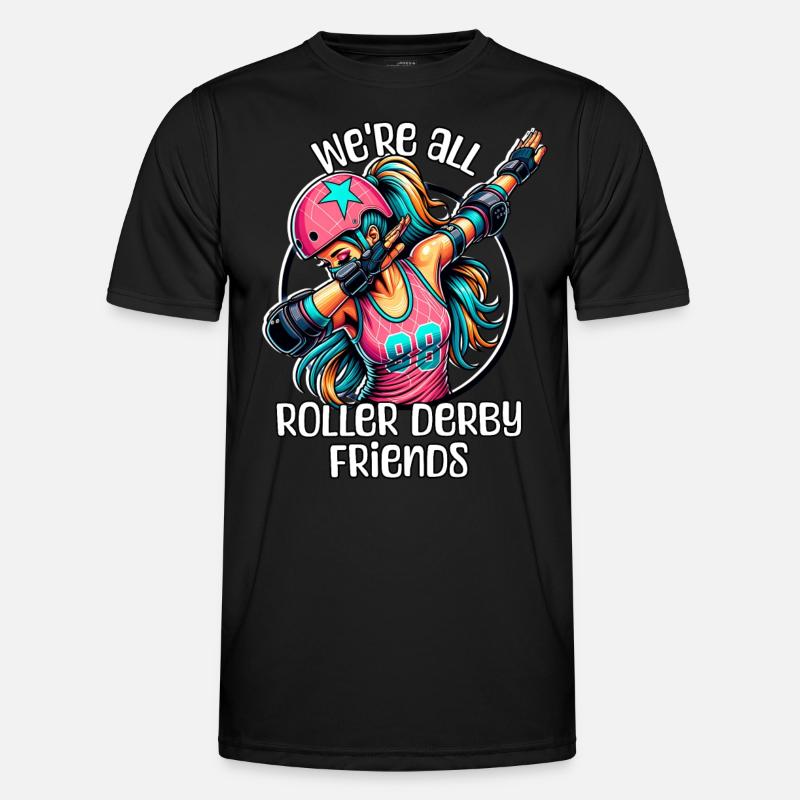 Dictons sur le roller derby T-shirt sport Homme
