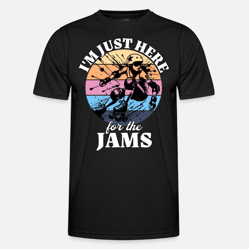 Roller derby - Men's Functional T-Shirt - black