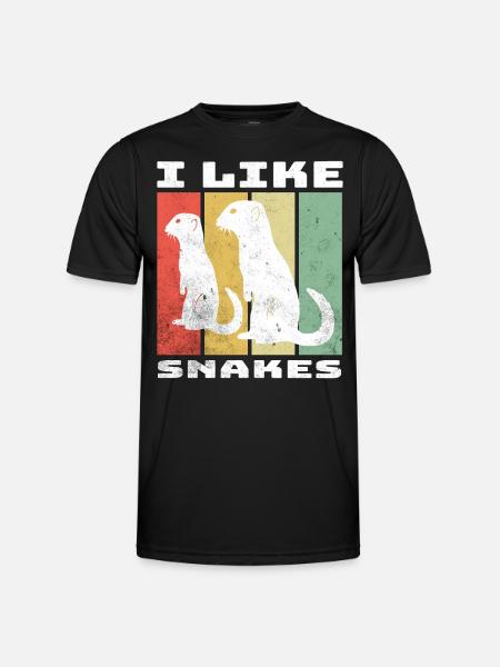 Dictons de suricate - T-shirt sport Homme - noir