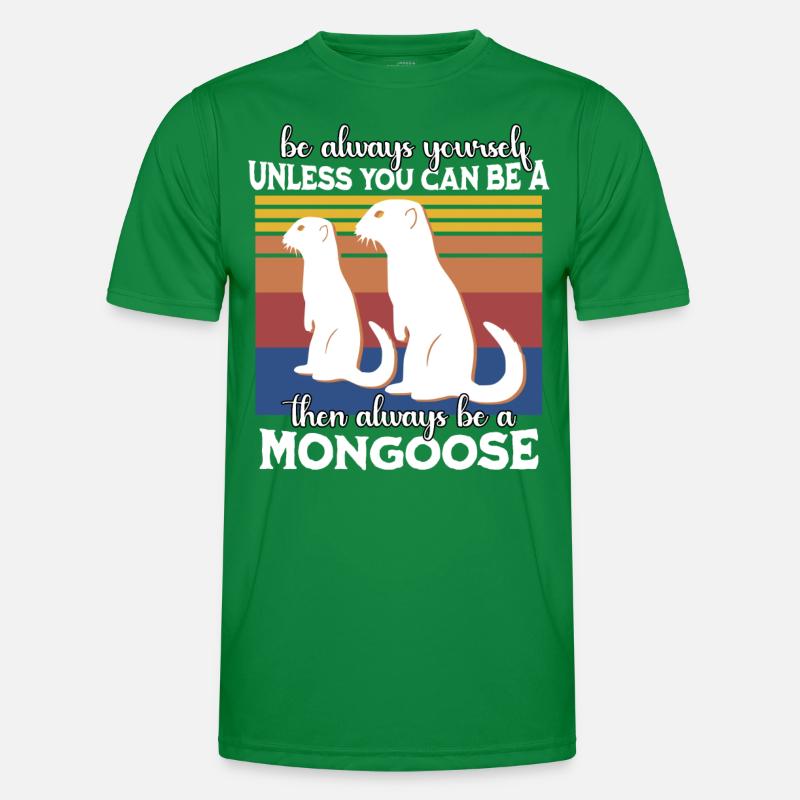 Mangusten Spruch Männer Funktions-T-Shirt