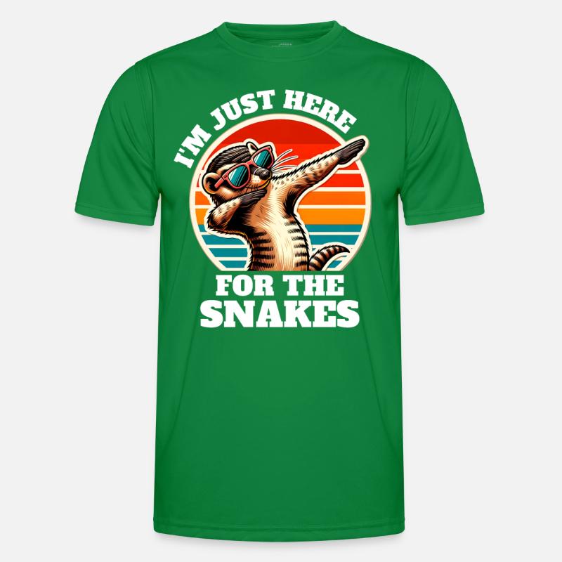 Mangusten Sprüche Männer Funktions-T-Shirt