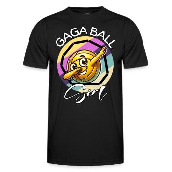 Gaga Ball Girl - T-shirt sport Homme - noir - Devant - AI Model Male 178 dark (178cm)