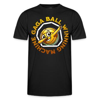 Gaga Ball Gagnant - T-shirt sport Homme - noir - Devant - AI Model Male 178 dark (178cm)