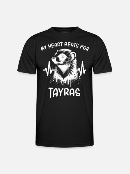 ECG Marten Heart Line - Men's Functional T-Shirt - black