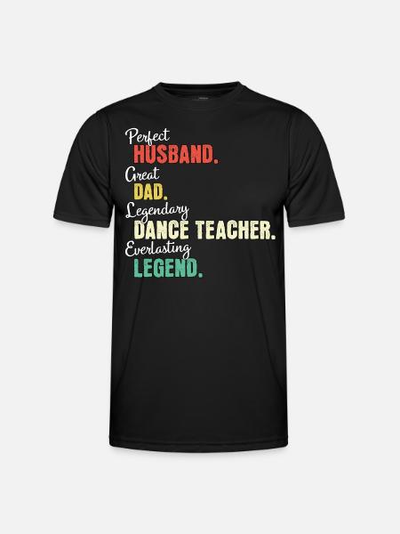 Dance teacher dad - Men's Functional T-Shirt - black