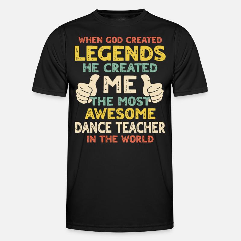 Tanzlehrer Männer Funktions-T-Shirt