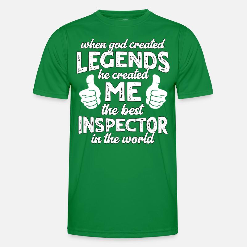 Best Inspector Legend Men's Functional T-Shirt
