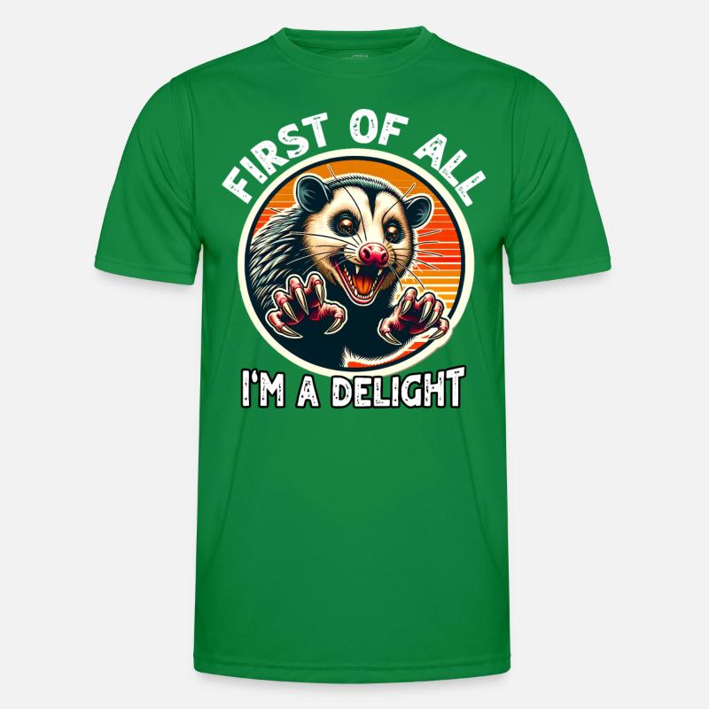 Opossum Männer Funktions-T-Shirt