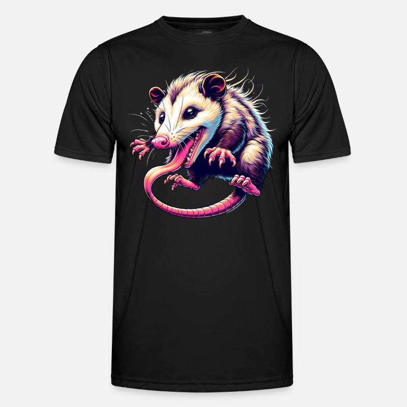 Opossum Männer Funktions-T-Shirt