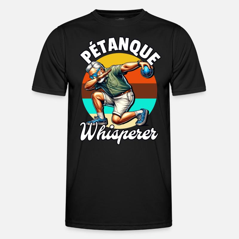 Petanque Whisperer Männer Funktions-T-Shirt