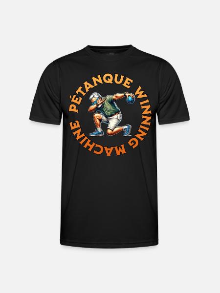 Petanque Winner - Men's Functional T-Shirt - black