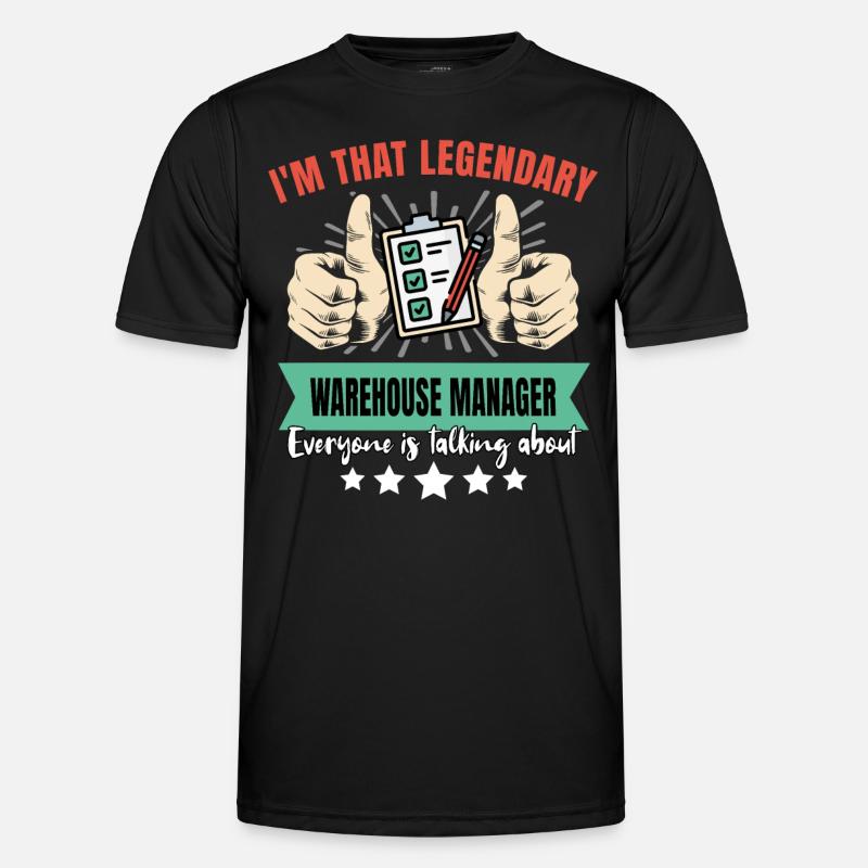 Legendärer Lagerleiter - Männer Funktions-T-Shirt - Schwarz