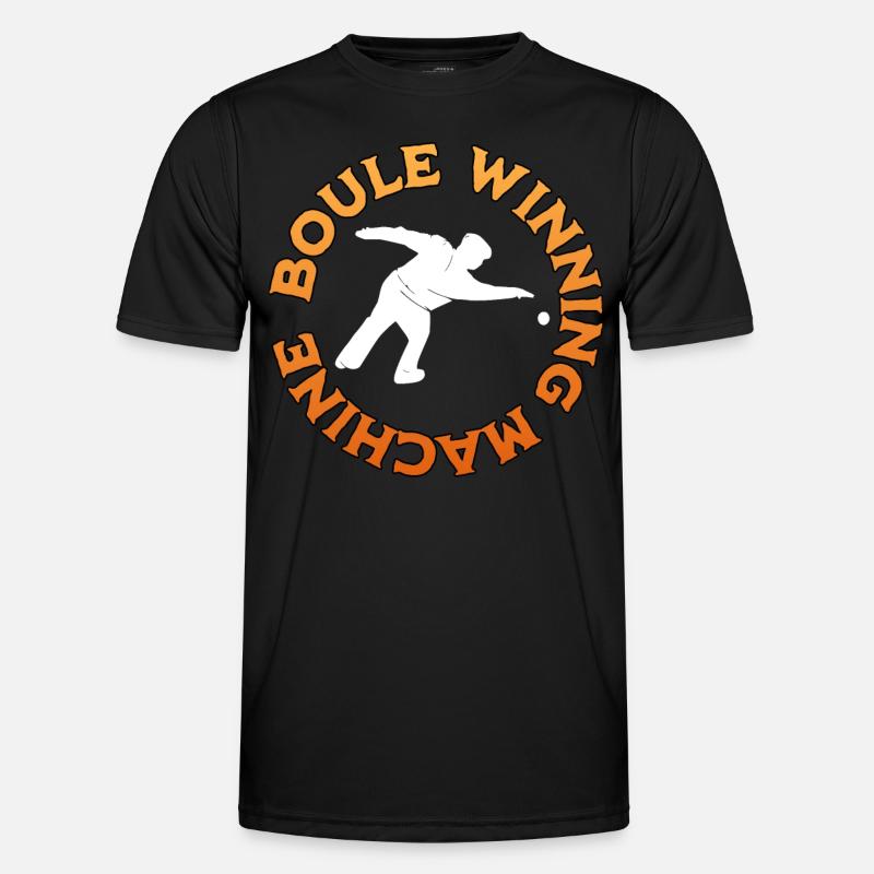 Boule Gewinner - Männer Funktions-T-Shirt - Schwarz