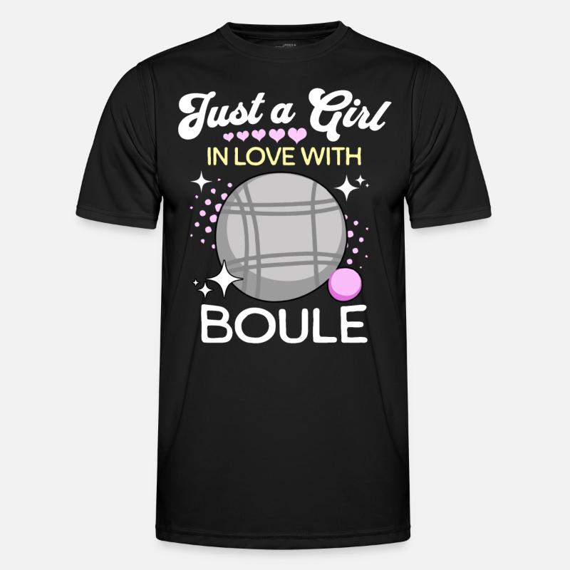 Boule Mädchen - Männer Funktions-T-Shirt - Schwarz