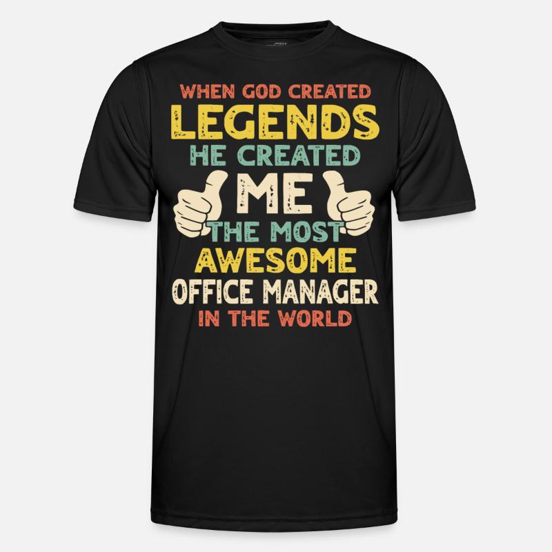 Office Manager Men's Functional T-Shirt