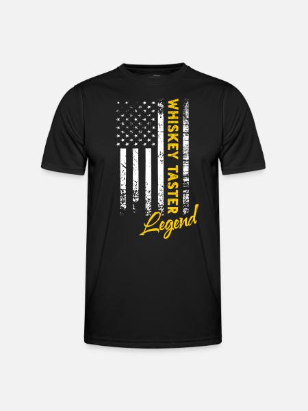Whiskey Drinker Legend - Men's Functional T-Shirt - black