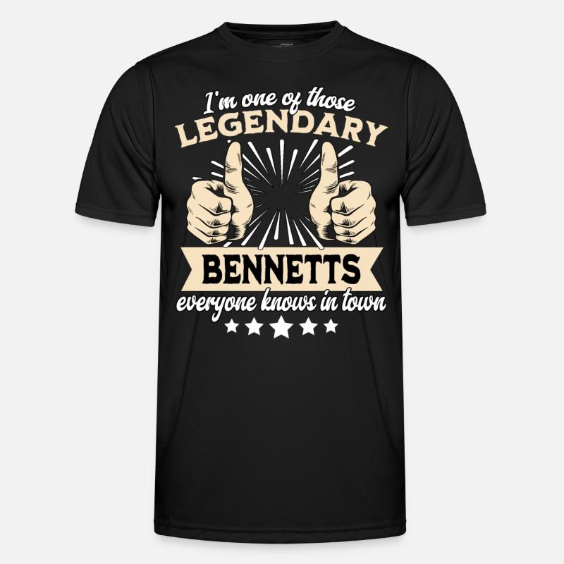 Legendary Bennett Legend - Men's Functional T-Shirt - black