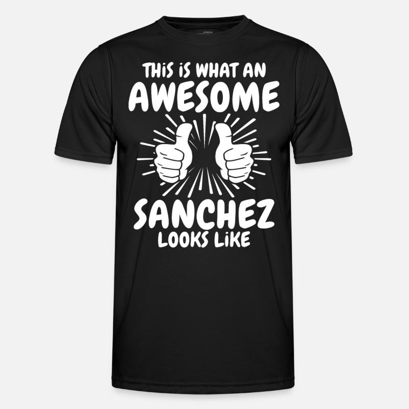 Sanchez - Männer Funktions-T-Shirt - Schwarz