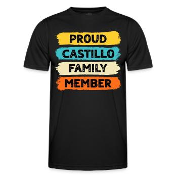 Fier Castillo - T-shirt sport Homme - noir - Devant - AI Model Male 178 dark (178cm)